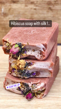 Upload an image to the Gallery viewer, IBISCUS, ROSE OIL &amp; SILK FIBERS / HIBISCUS, ROSEHIP OIL &amp; TUSSAH SILK
